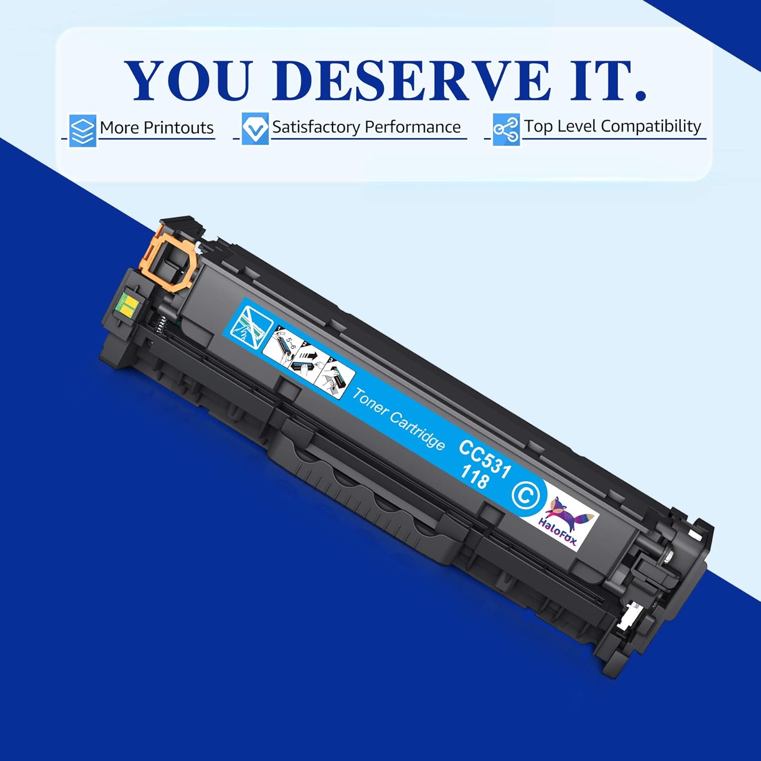 Lіmіtеd Stосk HaloFox Remanufactured Toner Cartridge Replacement for Canon 118 HP 304A for Canon Color Imageclass MF8580CDW MF8380CDW MF8350CDN MF726CDW for HP Color Pro CP2025DN CM2320NF Printer (4 Pack) Onе-Dау Sаlе: Uр tо 80% оƒƒ HaloFox Remanufactured Toner Cartridge Replacement for Canon 118 HP 304A for Canon Color Imageclass MF8580CDW MF8380CDW MF8350CDN MF726CDW for HP Color Pro CP2025DN CM2320NF Printer (4 Pack)