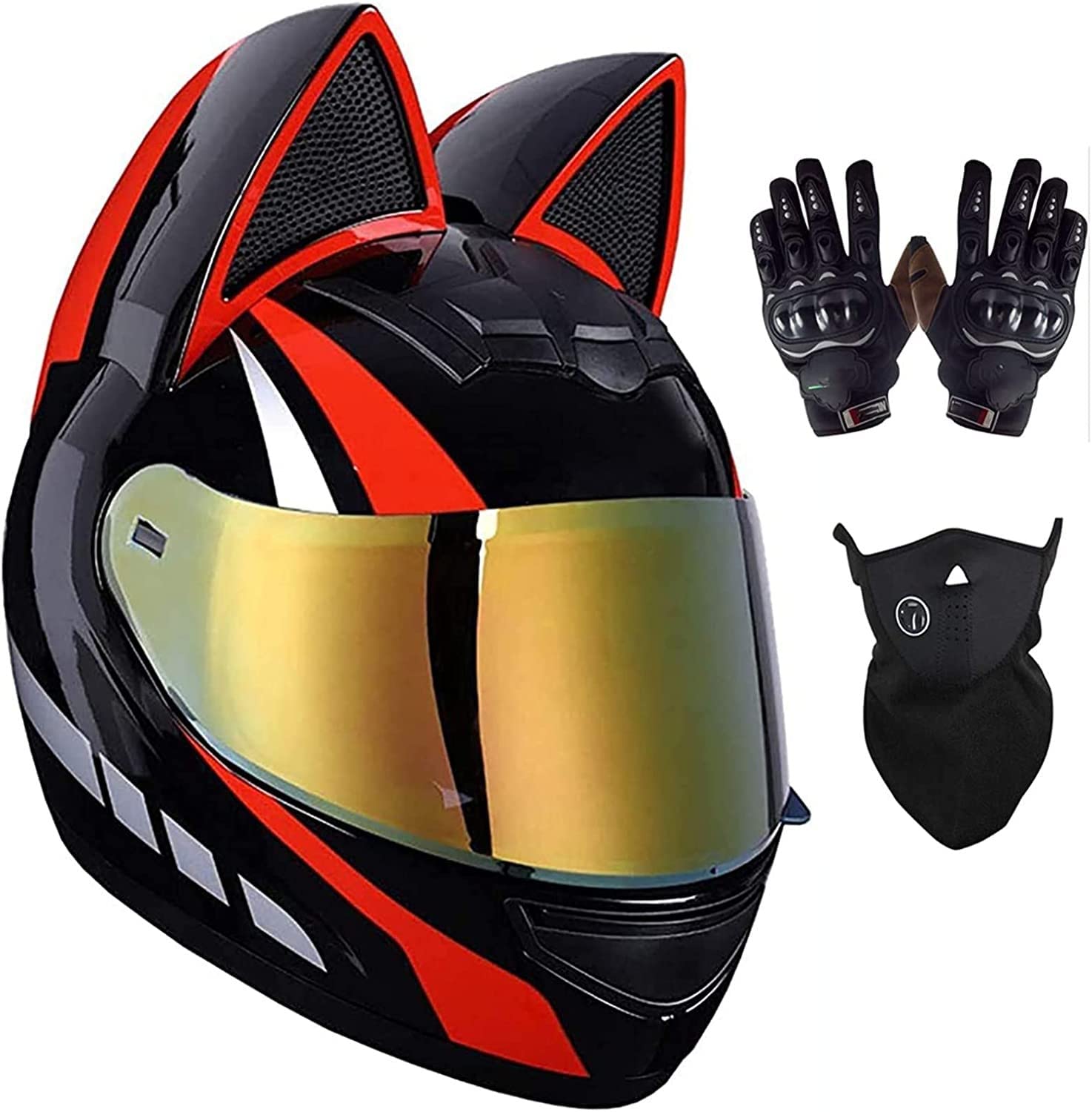 猫耳フルフェイス（決まりました 猫耳ライダー】猫耳ヘルメットの話【セルティ、デュラララ！！、NEKO