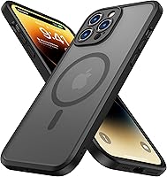 Vista 1 de ImpactStrong Magnetic Guard Designed for iPhone 14 Pro Max Case [Camera Protection] [Military Grade Drop Tested] [Compatible with MagSafe] Slim Black