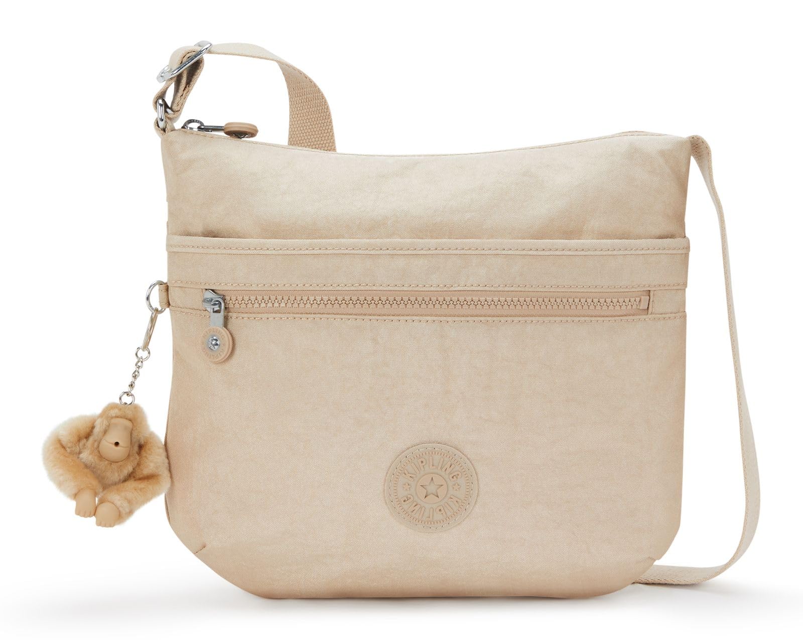 Kipling ARTO Medium crossbody, Sparkled Beige (Beige)