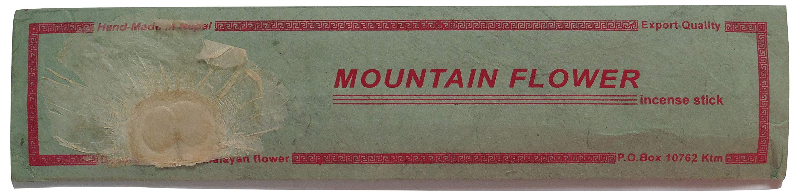 Hand Made Mountain Flower Nepalese Incense Sticks Embellished with Himalaya flower