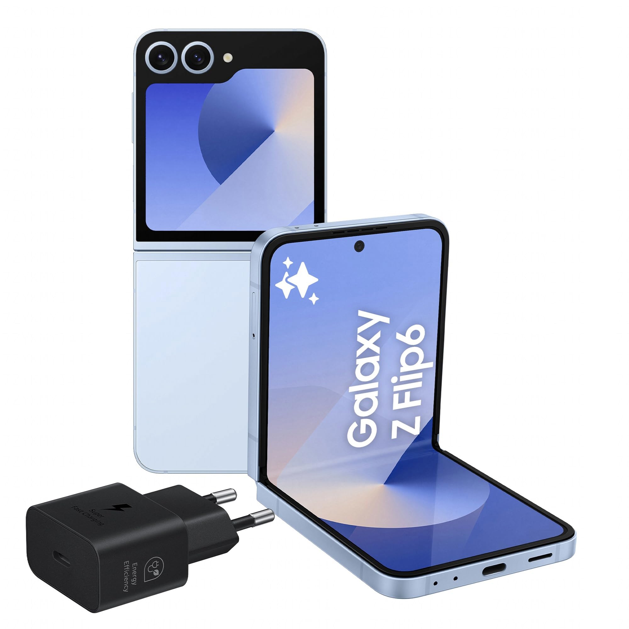 Samsung Galaxy Z Flip6 Smartphone AI pieghevole, Caricatore