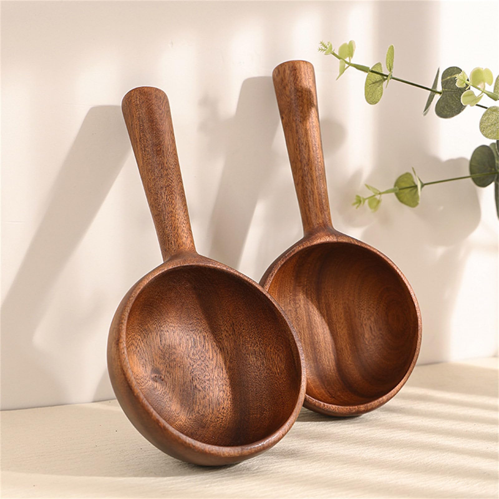Cucchiaio da cucina in legno di grandi dimensioni, ideale per pentole calde per la preparazione di pasti salutari, casa, cucina, Ultensils, utensili da cucina in legno naturale