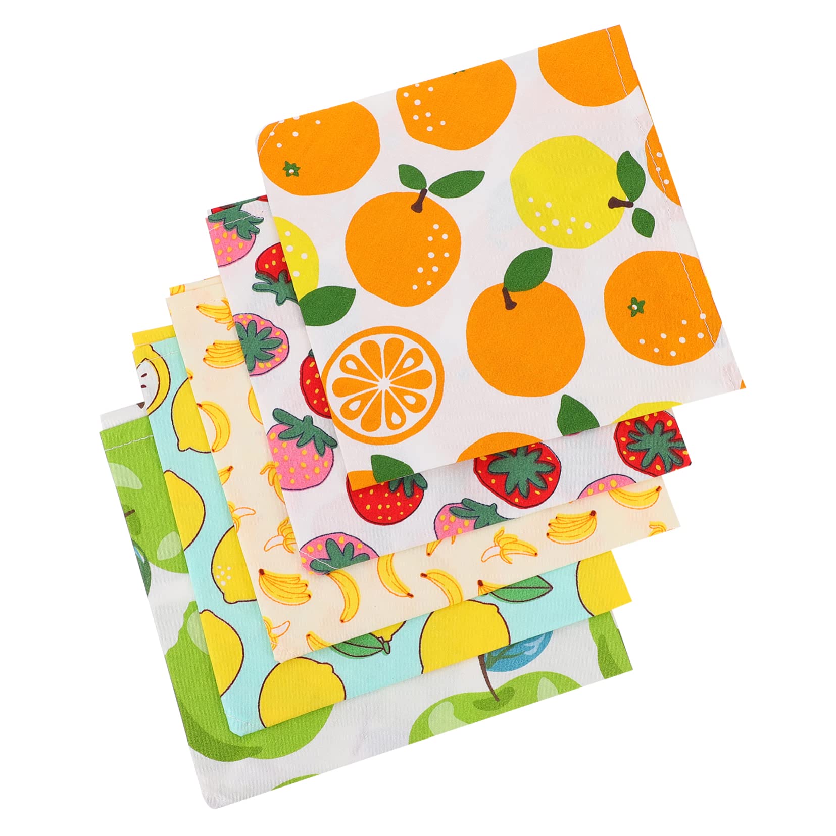 Beavorty 15pièces Bandanas pour Chiens Et Écharpes Respirantes pour Animaux De Compagnie Motifs De Fruits Absorbent La Et Protègent Cou