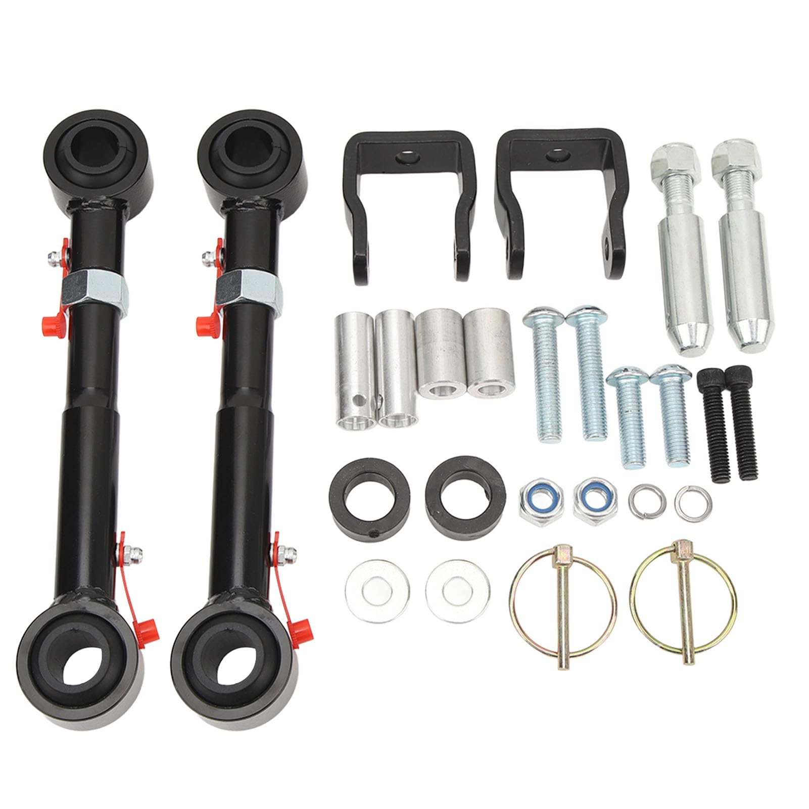 Einstellbarer Front-Swaybar-Trennung, Schnelleres System für TJ JKS 1997-2006. Körperlifte Passen Sich von 2,5 Zoll auf 6 Zoll ein. Edelstahl mit Hoher Festigkeit, Einfach