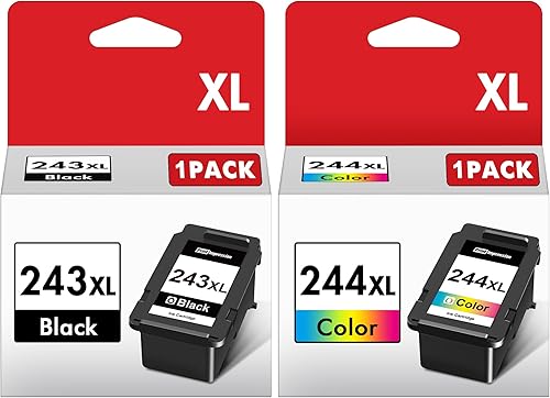 Cartuchos de tinta compatibles PG-243 negro y CL-244 tinta de color para cartuchos de tinta Canon 243 y 244 243XL 244XL apto para MG2520 MX490 MX492
