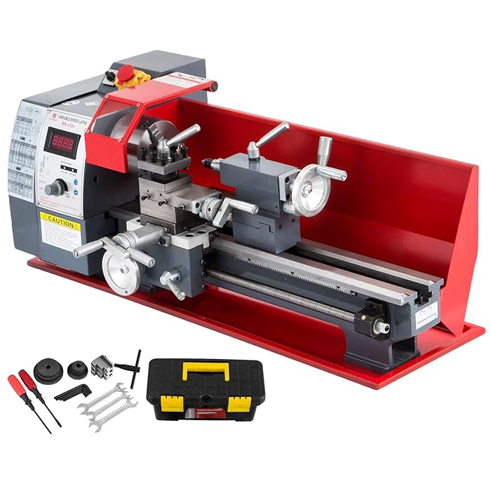 Buy VEVOR Precise Metal Lathe 8X 16 Inches Precision Mini Lathe
