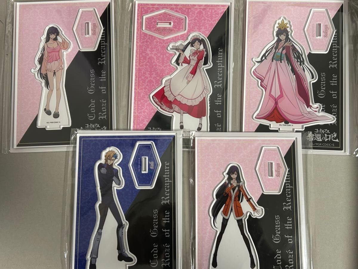 Amazon.co.jp: 5種セット コードギアス 奪還のロゼ アクリルスタンド