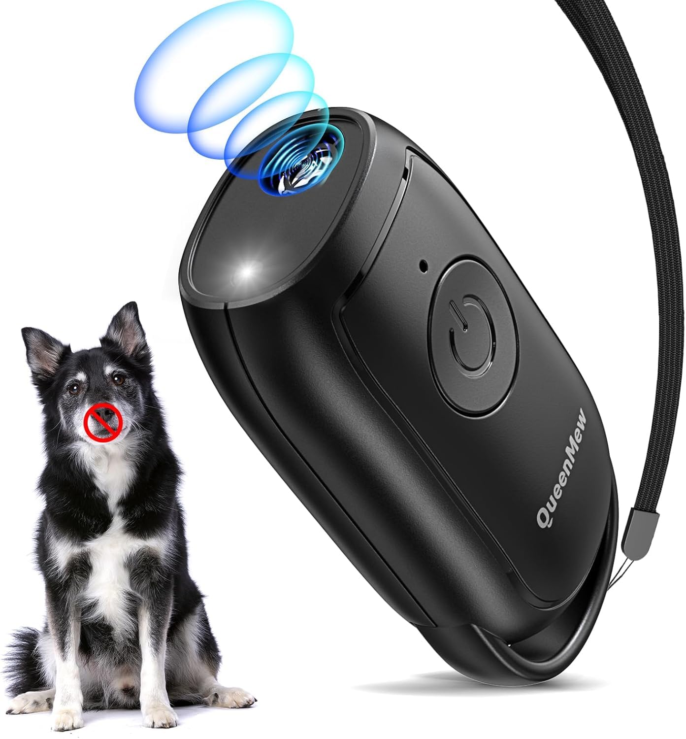 Anti Barking Device, Handheld Ultrasonic Bark Stopper, Powerful Dog Barking Deterrent Devices Stop DogBarking Device with LED, Ultrasonic Dog Bark Devices Indoor Outdoor for Small Medium Large Dogs