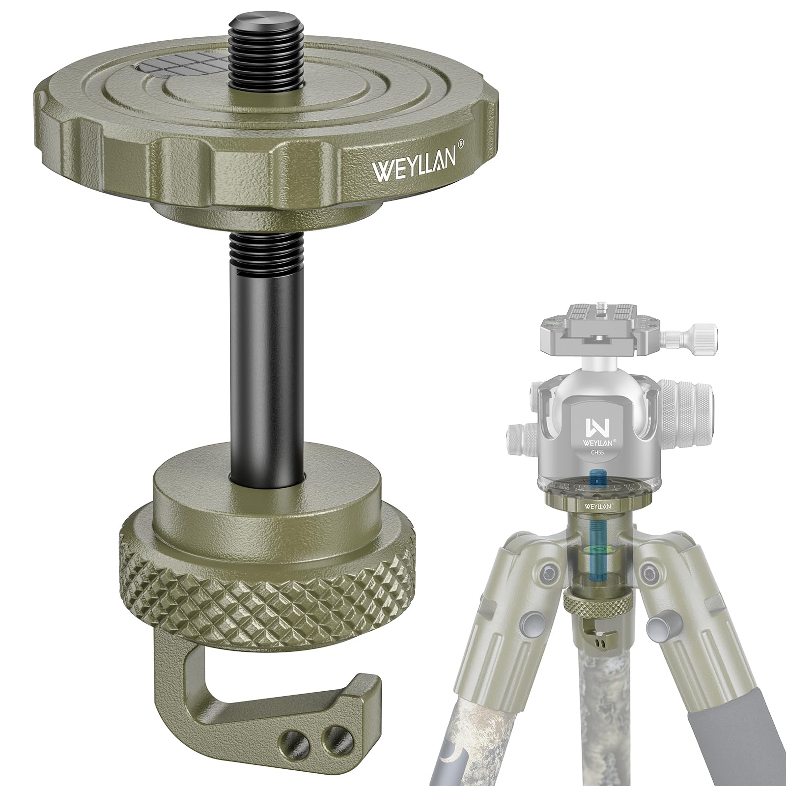 Photo 1 of WEYLLAN BA5-Green Tripod Ball Head Converter