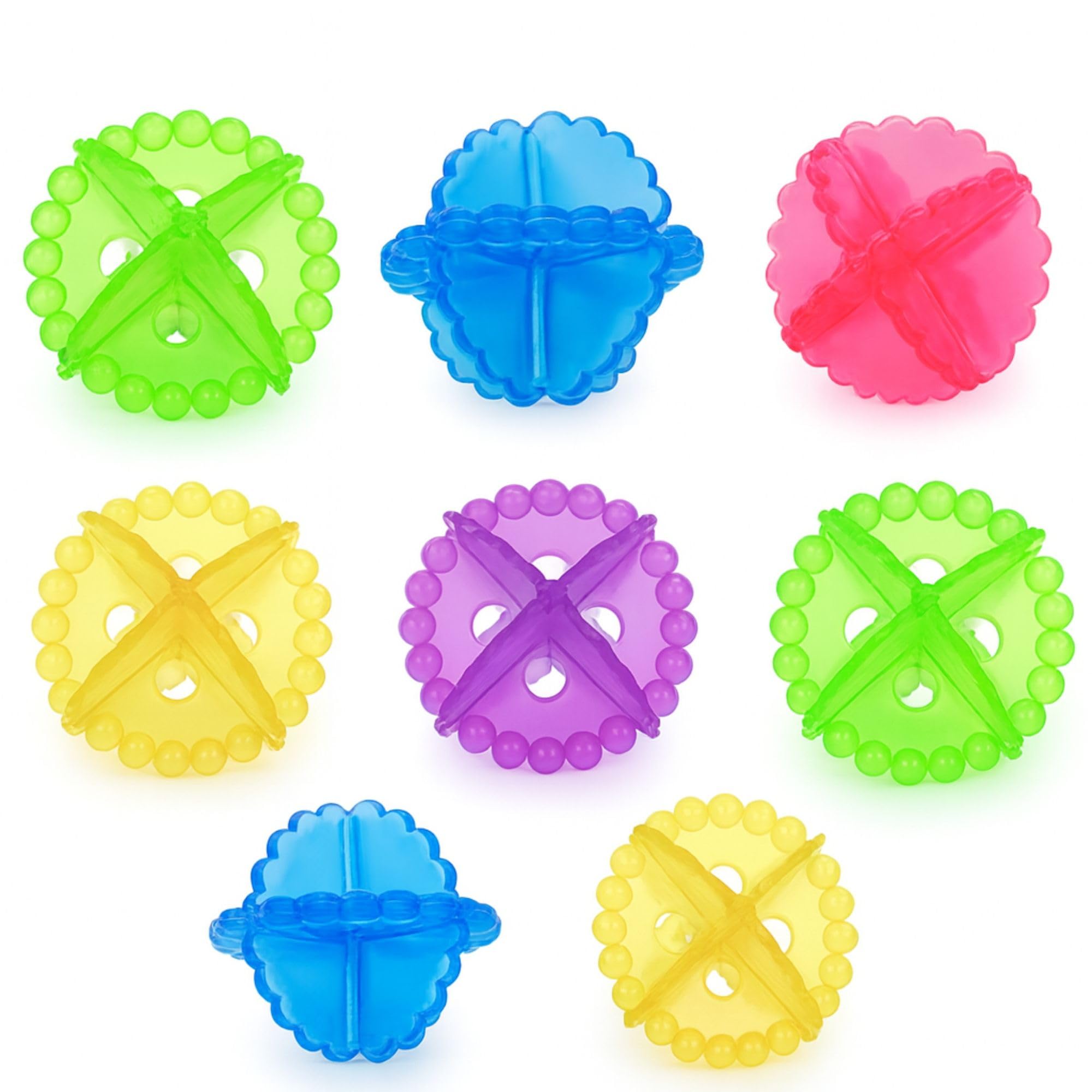 Truurban Enterprises Reusable Magic Laundry Balls | Washing Machine Detangler & Colour Catcher-image-8