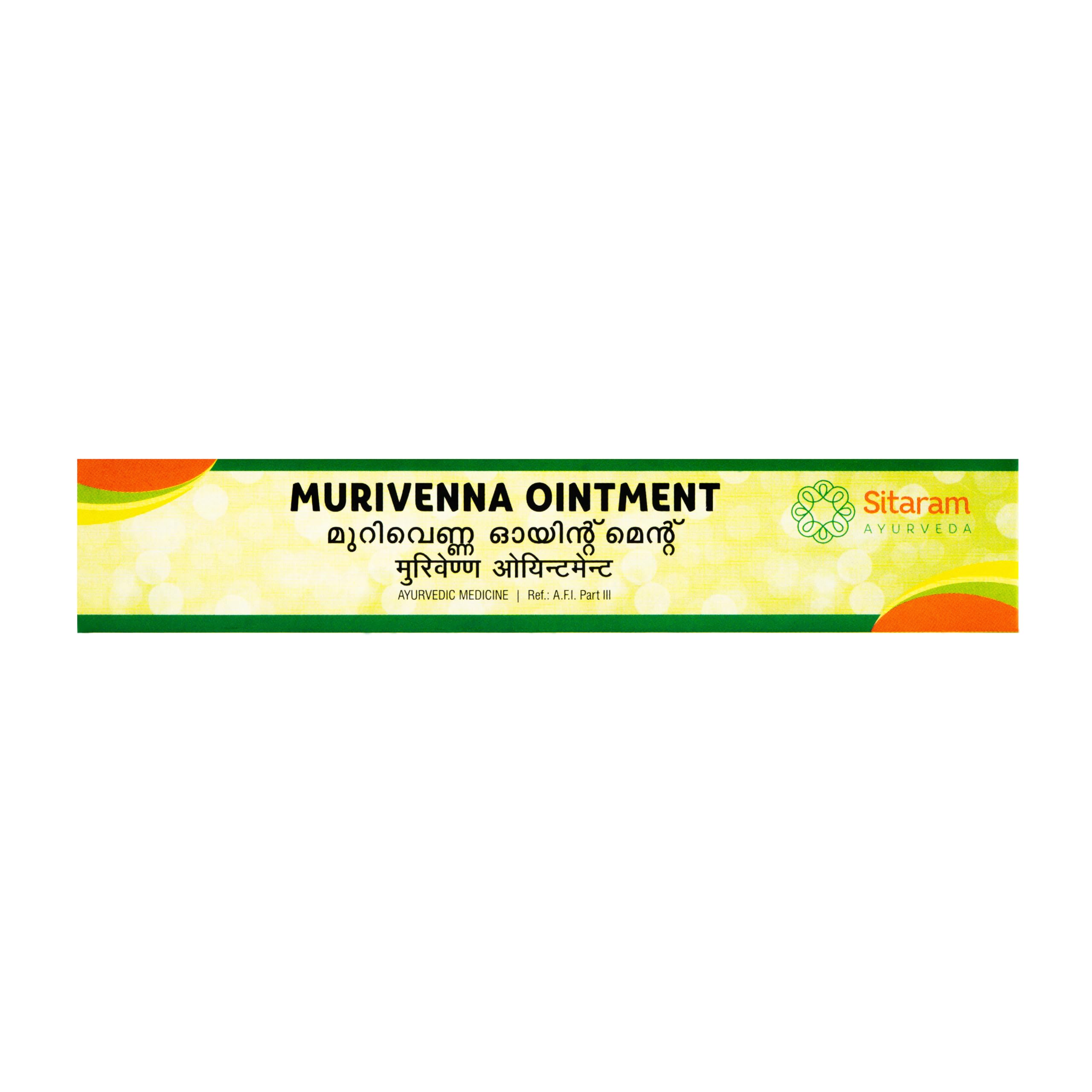 Sitaram Ayurveda Murivenna Ointment | Cooling Comfort, Minor Cuts Relief & Swelling Care | Ayurvedic External Application with Coconut Oil, Aloe Vera, Neem, Turmeric | 20 g 2