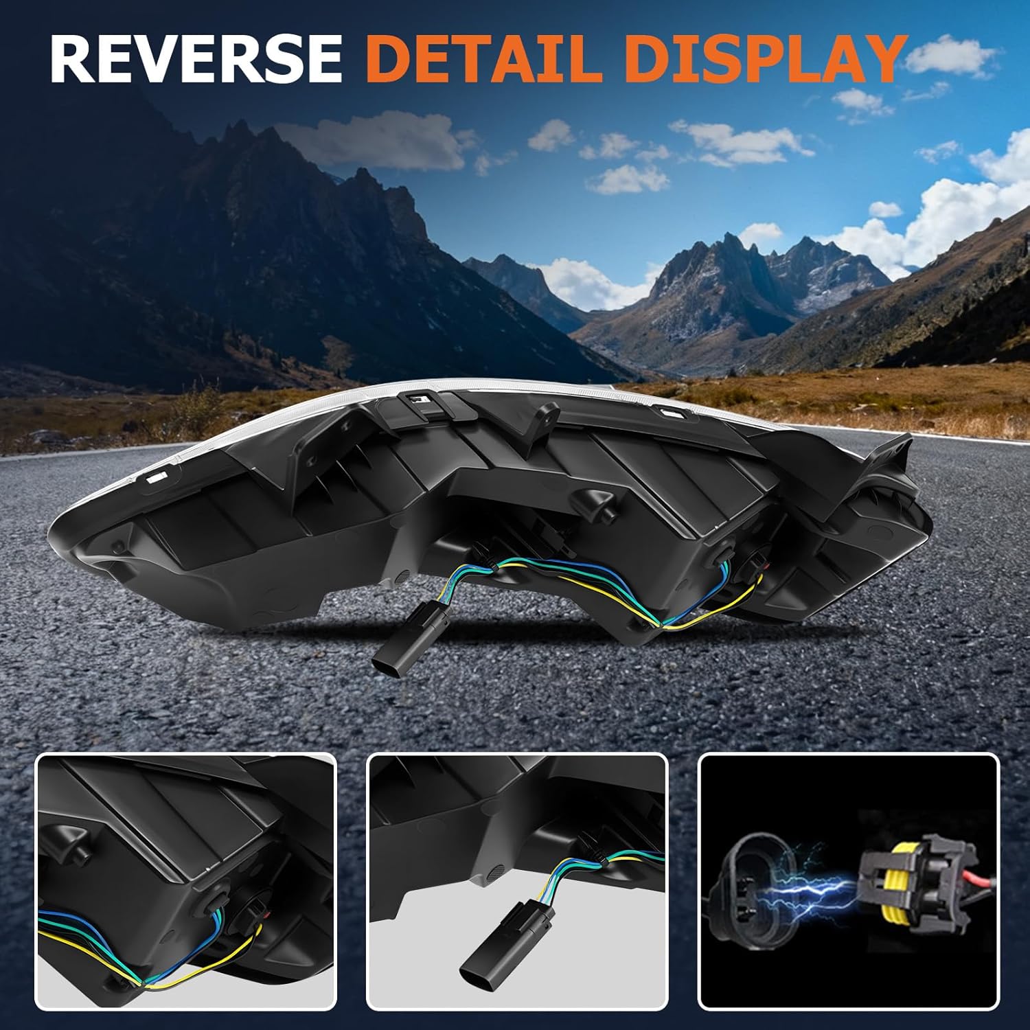 Fog Lights Compatible with 2019-2023 Malibu Left Side Front Bumper Driving Lamps Fog Lamps Driver Side
