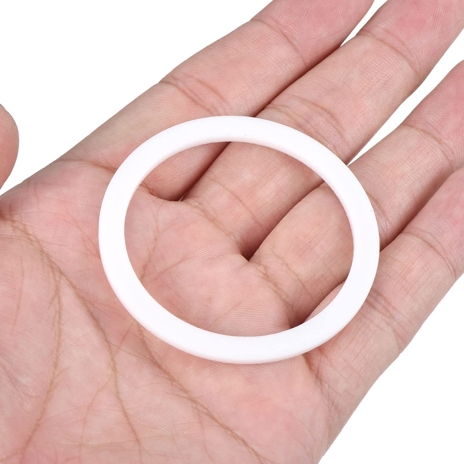 10 Stück PTFE-Flachscheibendichtungen – 3 mm dicke Distanz-Dichtungsringe (ID 5–45 mm).(12x5x3mm