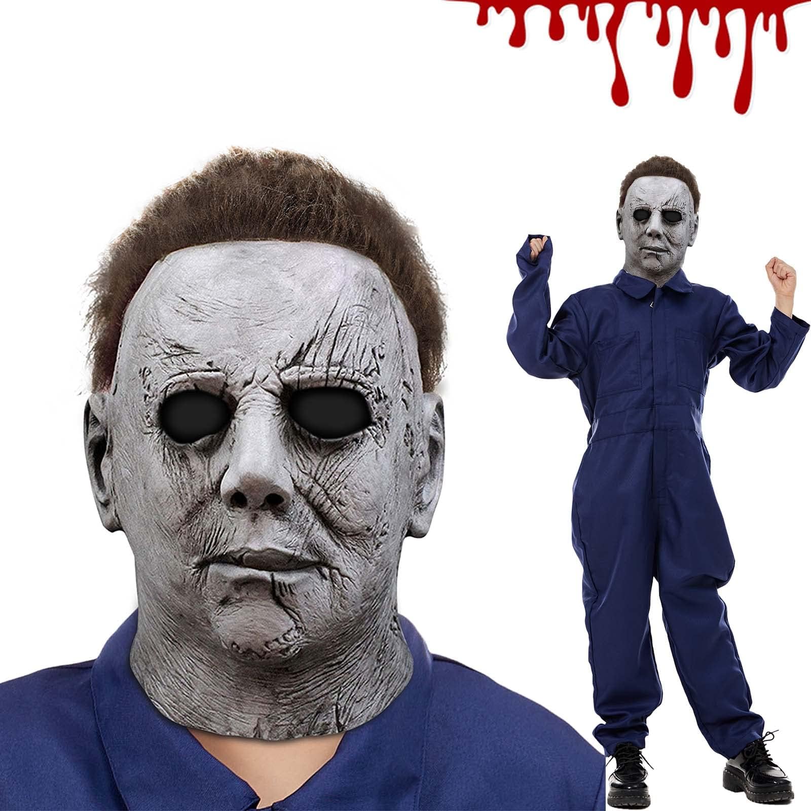 Applysu Michael Myers Mask Kids Halloween Scary Michael Myers Mask 1978 Kills Horror Cosplay Costume Party Props