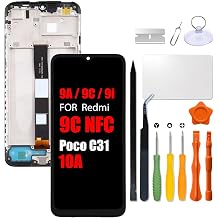 استبدال لشاومي Redmi 9 A | 9 C | 9i | 10 A | Poco C31 شاشة LCD مع إطار ل Redmi 9AT | 9 c NFC M2006C3LG M2006C3MG M2006C3LVG LCD شاشة تعمل باللمس لوحة محول الأرقام الجمعية مع طقم إصلاح