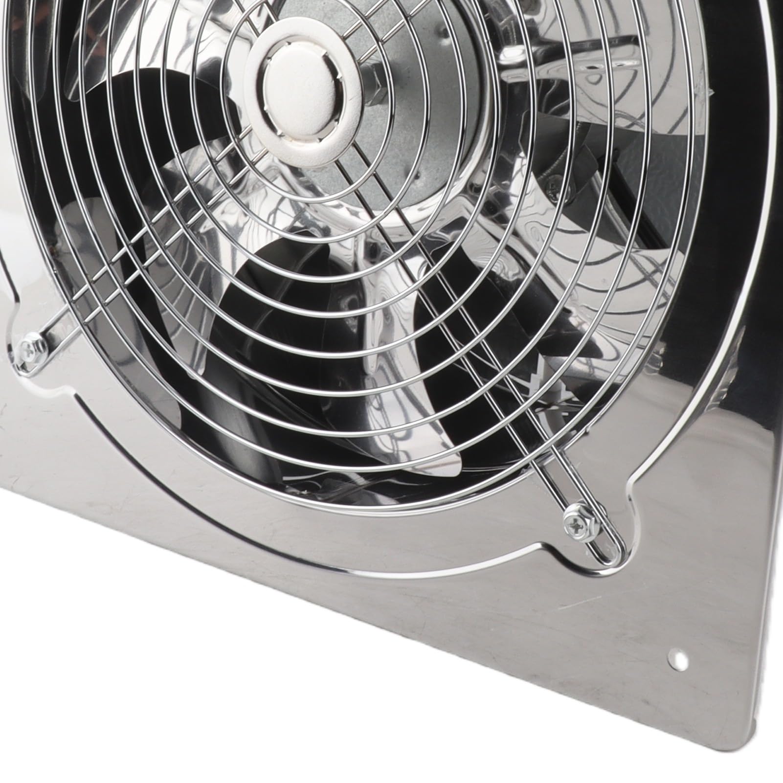 Yosoo Health Gear Aspiratore da Bagno a Parete 220V 100W Aspiratore da Bagno da 9,8 Pollici in Acciaio Inossidabile 410 1450m3 H Motore con Doppio Cuscinetto a Sfera per Garage Magazzino