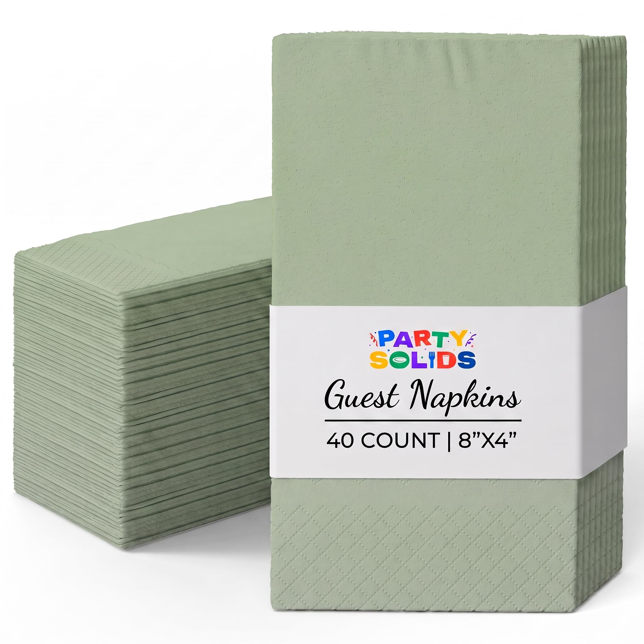 Exquisite 350 Pcs Sage Green Plates and Napkins Party Supplies Plate Sets