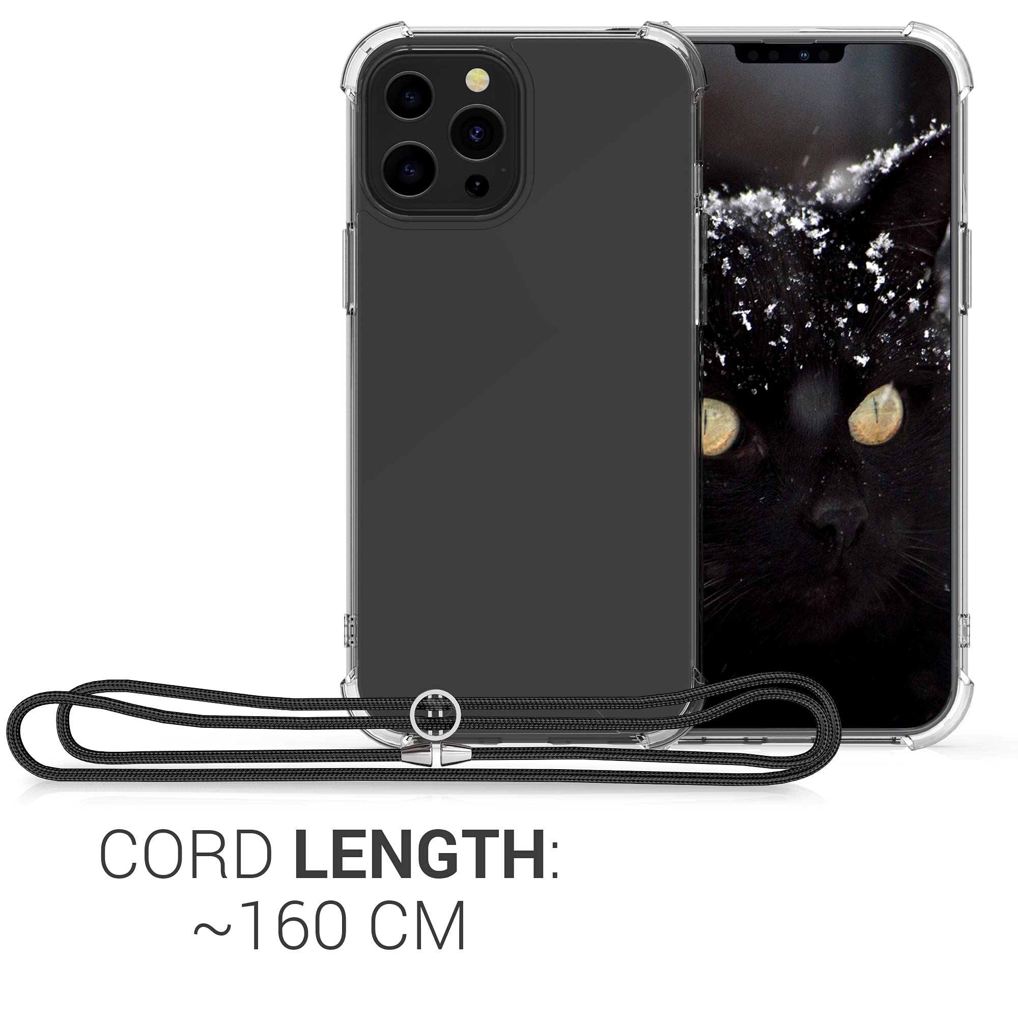 Amazon.com: kwmobile Crossbody Case Compatible with Apple iPhone