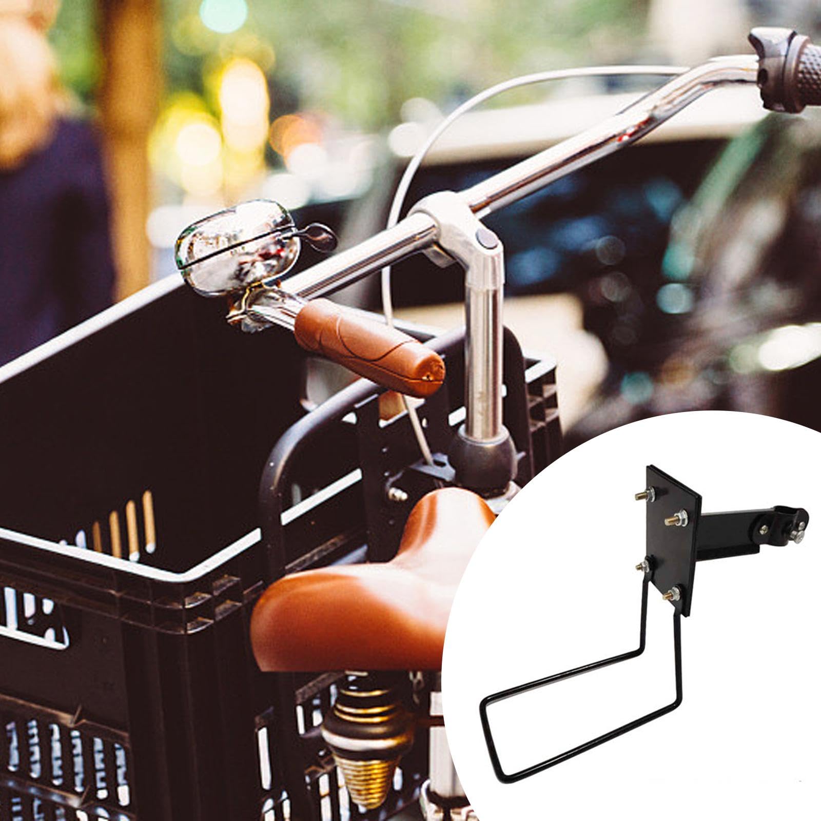 Vaveren Bike Basket Front Mount,Bicycle Basket,Support Bracket Riding Bracket Mounting Hardware,Bike Basket Bracket,for Folding Bike, S