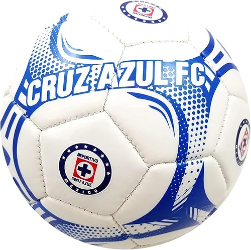 Icon Sports Cruz Azul - Balón de fútbol oficial, tamaño 2, color blanco