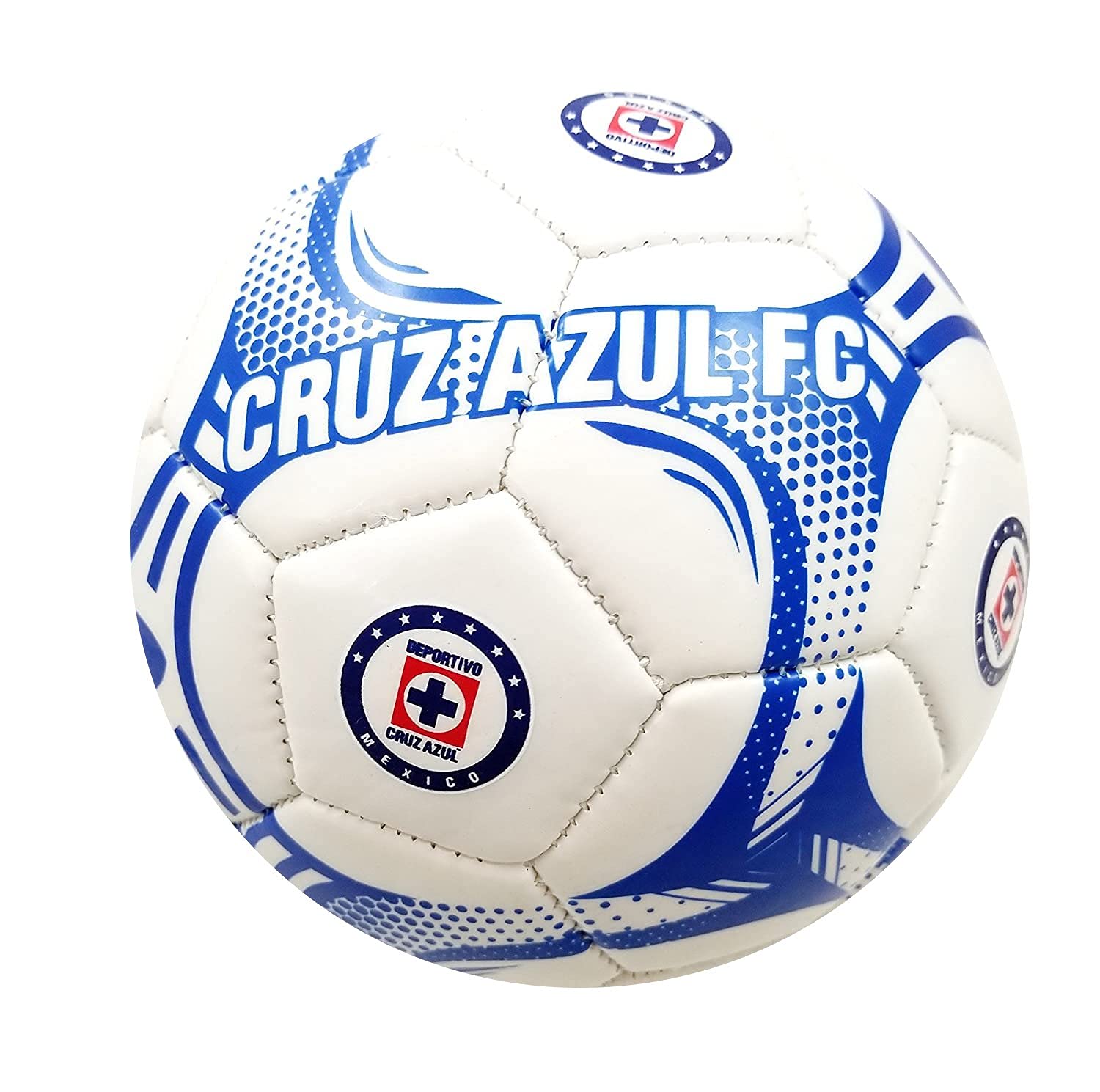 Icon Sports Cruz Azul Soccer Ball Officially Ball Size 2 White