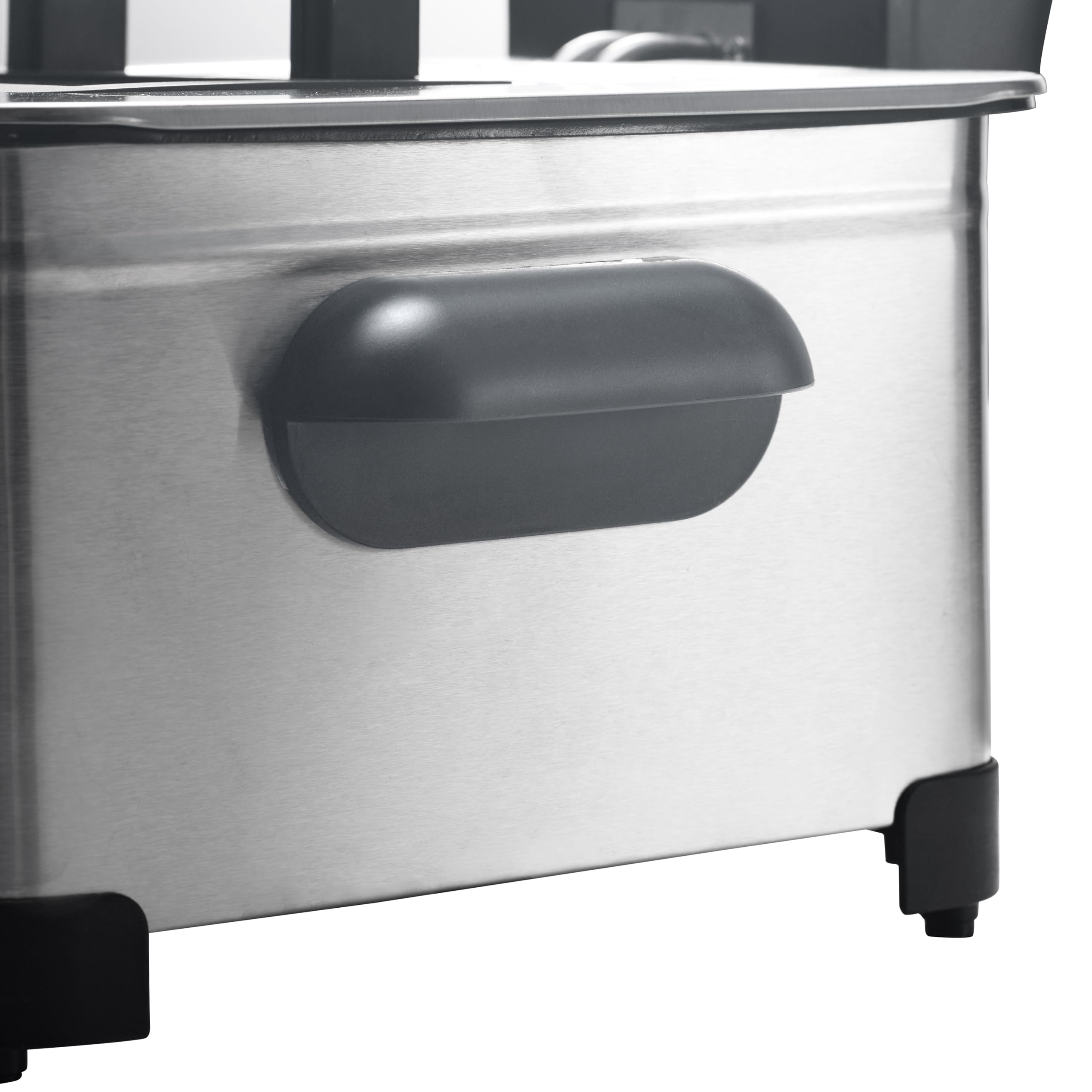 SENYA Freidora eléctrica cubeta extraíble de acero inoxidable 5L, gran capacidad, 3 cestas extraíbles, 2000W, Family Fryer, SYCK-DF009