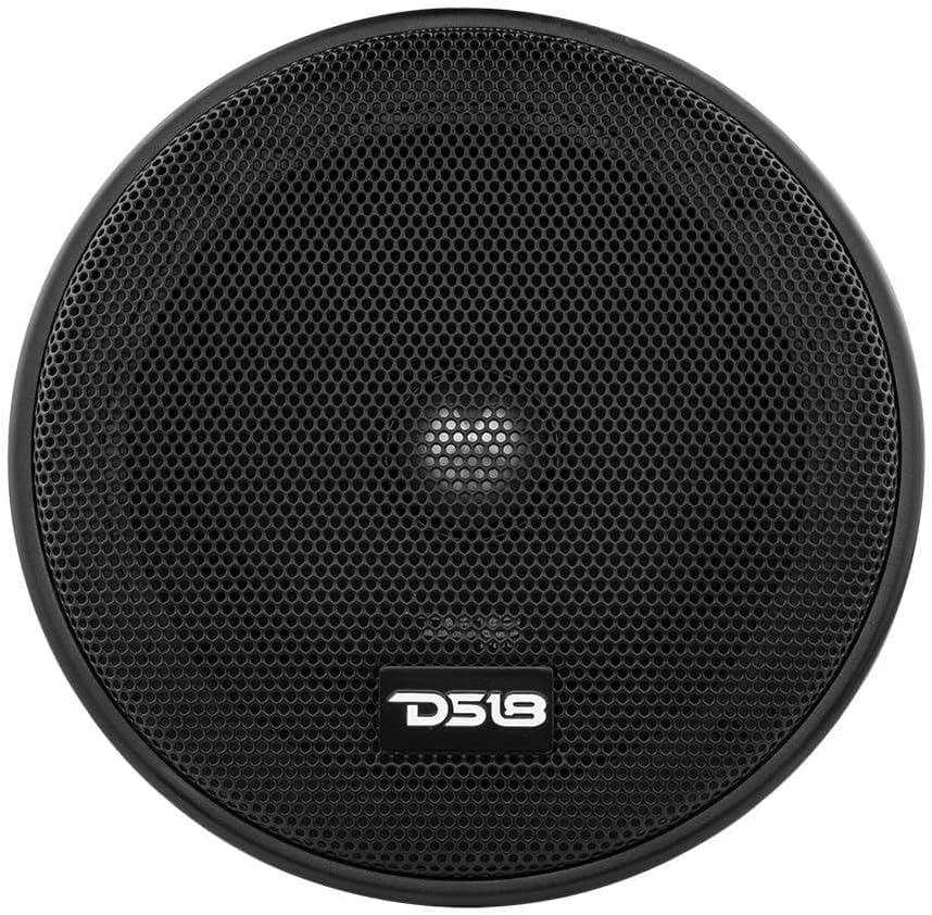 DS18 PRO-FR5NEO 5.25" Car Speaker with Silver Aluminum Bullet 400W Max 200W RMS 4-Ohms Neodymium Magnet. 2 Speakers (Renewed)