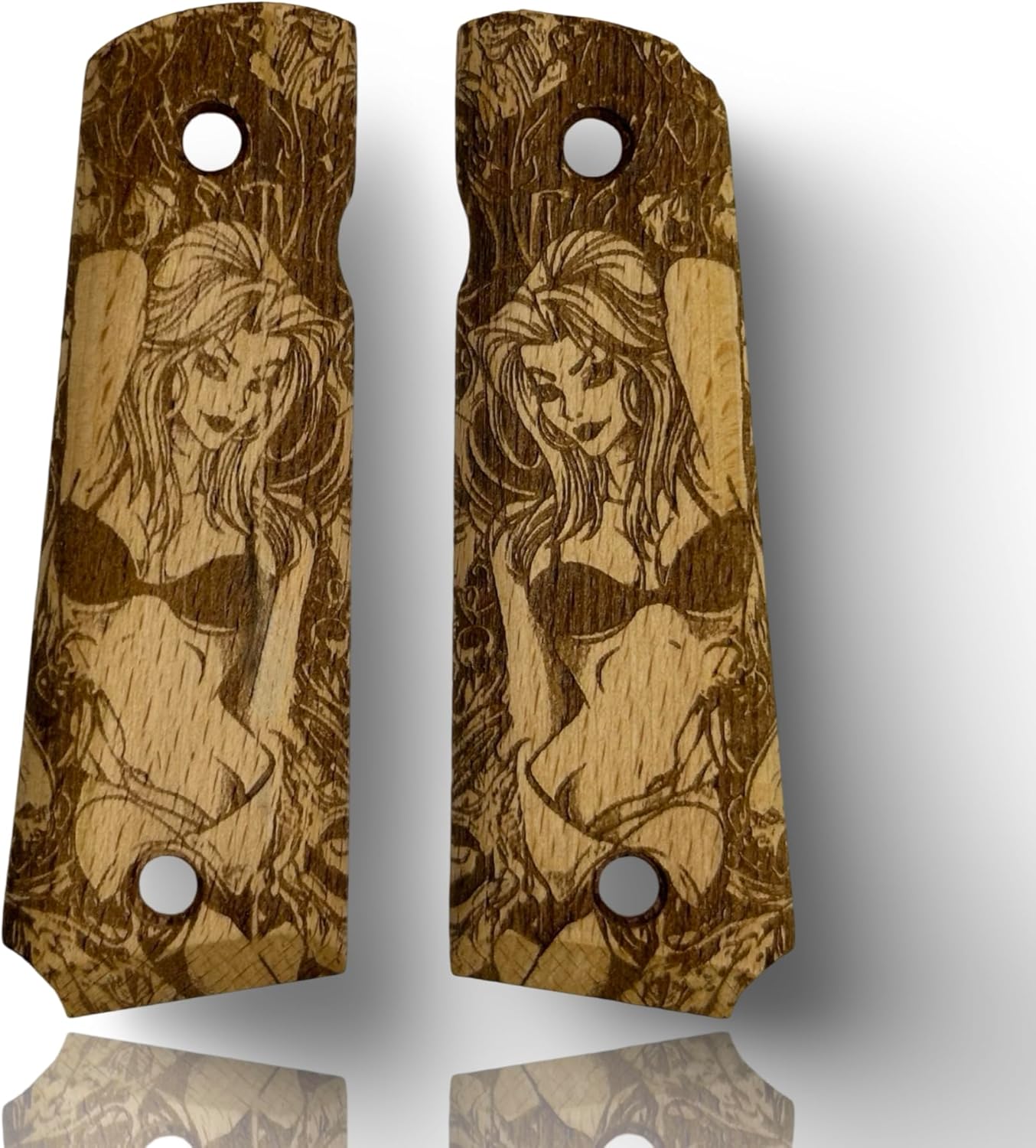 ZIB GRIPS Colt 1911 Pistolengriff - Handgefertigt Aus Walnussholz