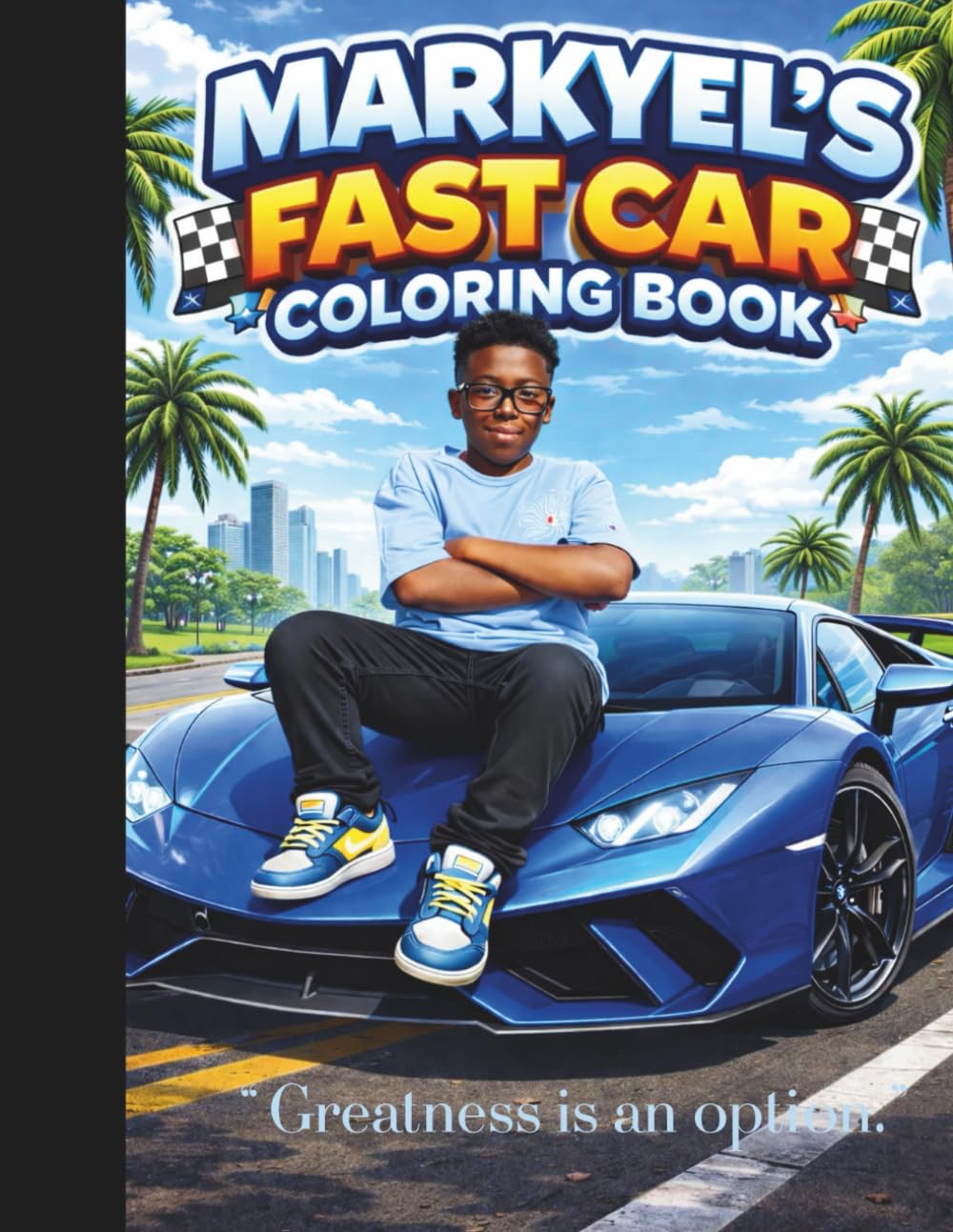 Markyel’s Fast Car Coloring Book