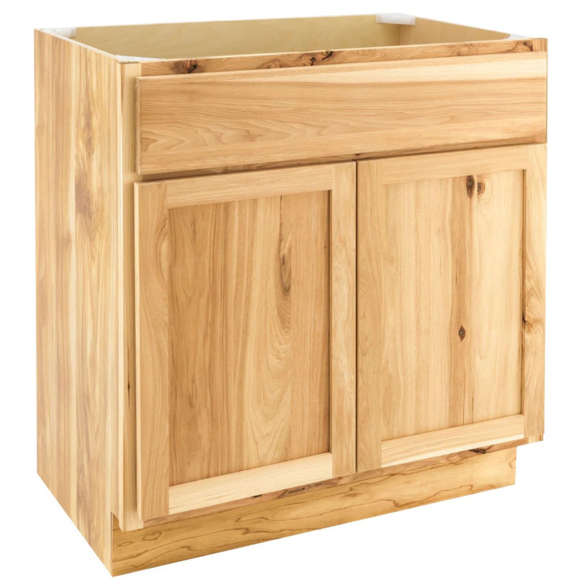 Quicklock RTA (Ready-to-Assemble) | Bathroom Vanity Cabinets - Shaker Style | Made in America | Soft Close Hardware | (Rustic Hickory, 30" W x 34.5" H