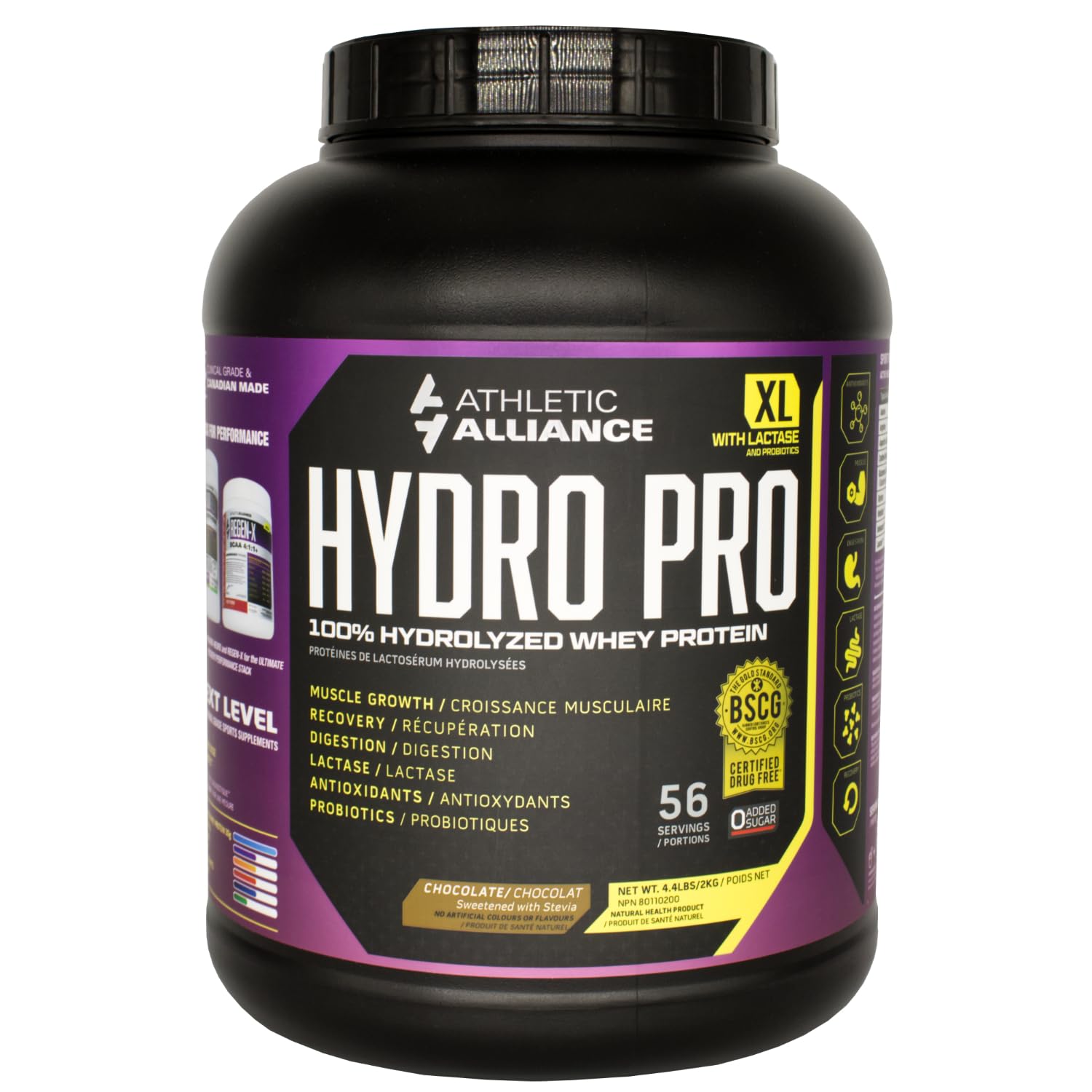 Athletic Alliance Hydro PRO XL 100% Hydrolyzed, 4.4 lbs (Chocolate)