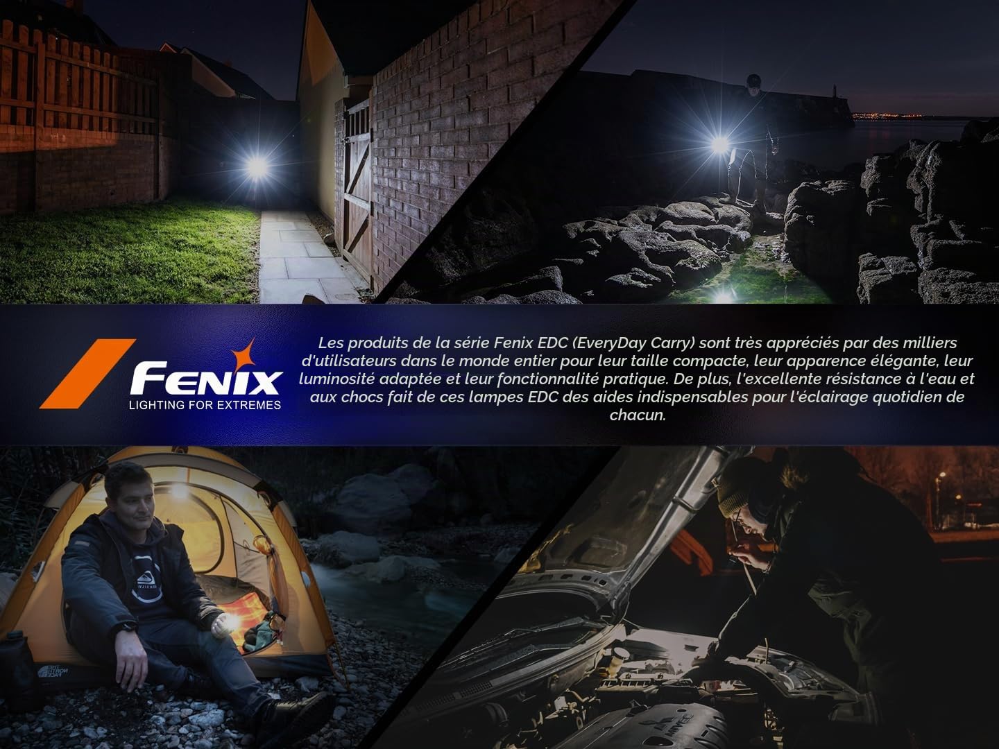fenix E28R v2.0 Lampe torche LED rechargeable multifonction | 1700 lumens | 273 m | 260 heures maximum | Capuchon arrière magnétique | Clip de corps bidirectionnel | IP68