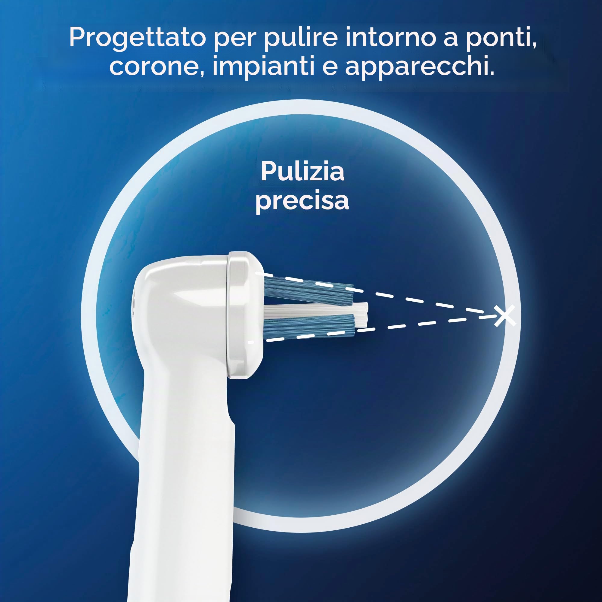Oral-B Testine di ricambio Pro Series Orthodontic Clean, per spazzolino elettrico 2 pezzi