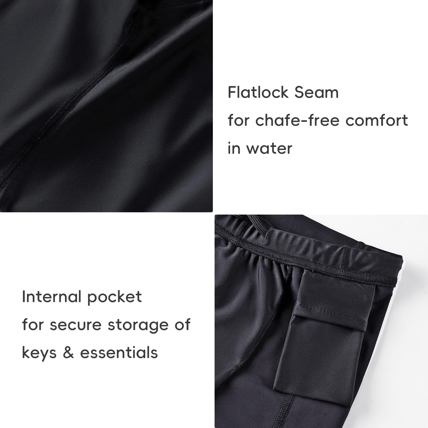 UPF 50+ Kid's Swim Pants Swim Leggings for Boys and Girls Sun Protective