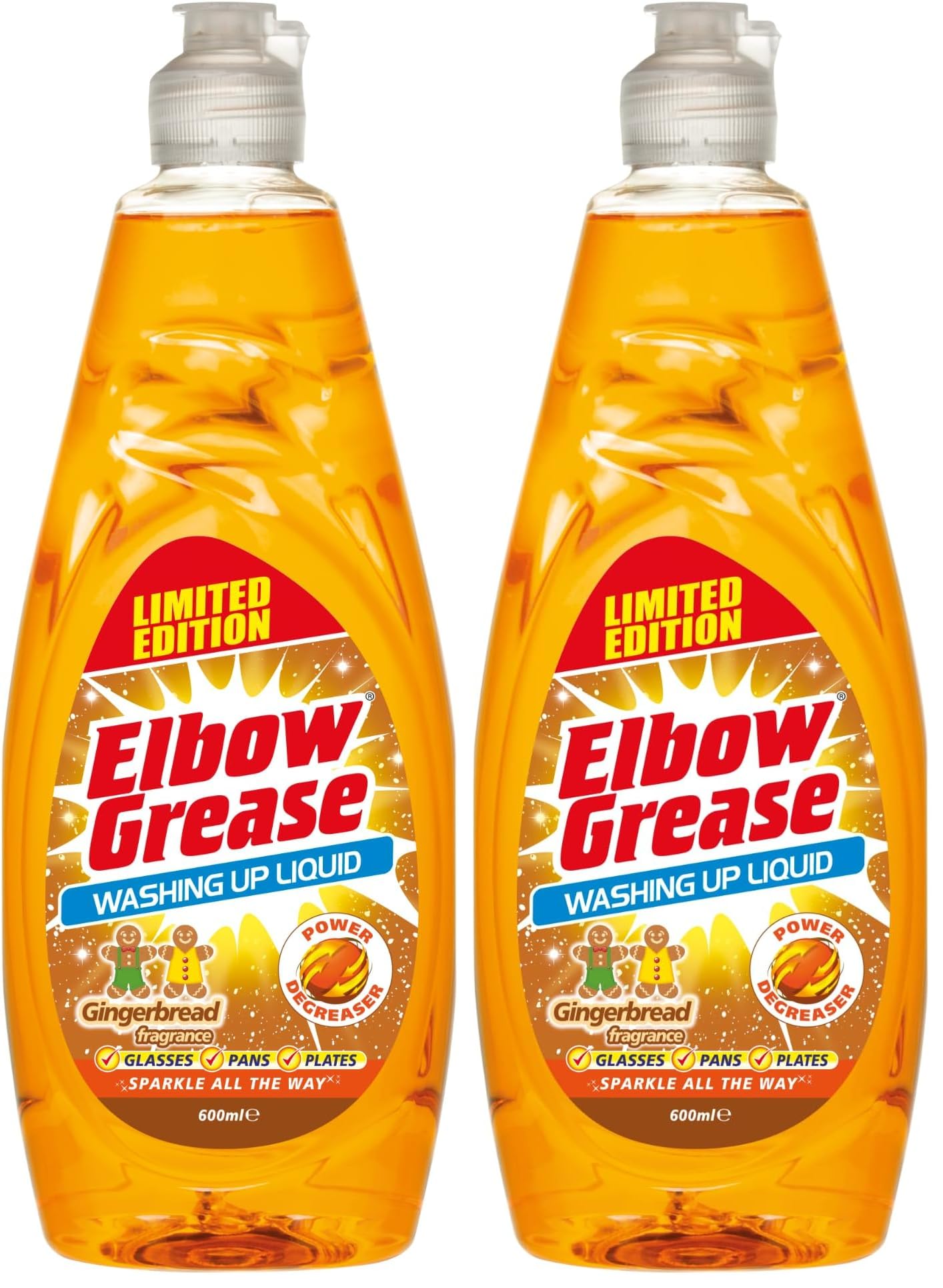 Elbow Grease Washing Up Liquid | Power Degreaser - Soap for Hand Washing Dishes, Pots, Pans & Glasses (Apple, 600ml) — view 19