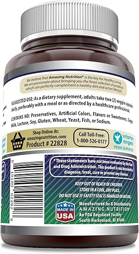 Miniatura 7 de Amazing Formulas Astragalus 2000 mg por porción Cápsulas Suplemento  Hecho de extracto de raíz de planta de astrágalo membranaceus puro  Sin OMG