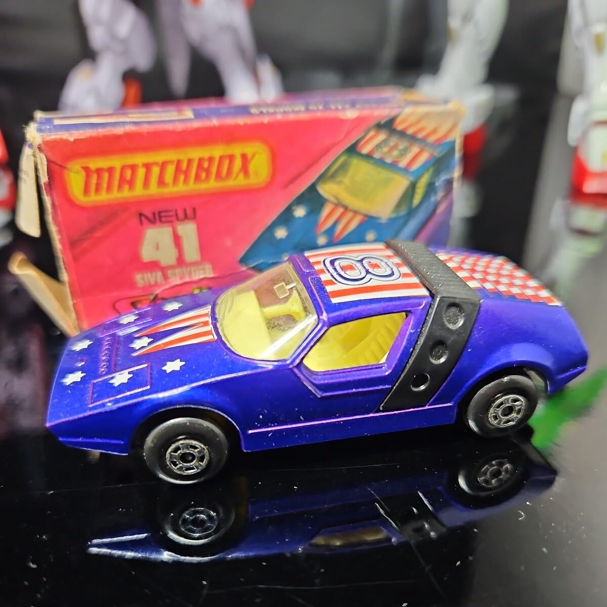 マッチボックス スーパーファスト No.41 SIVA SPYDER ストリーカーズMIB画像が全てです。