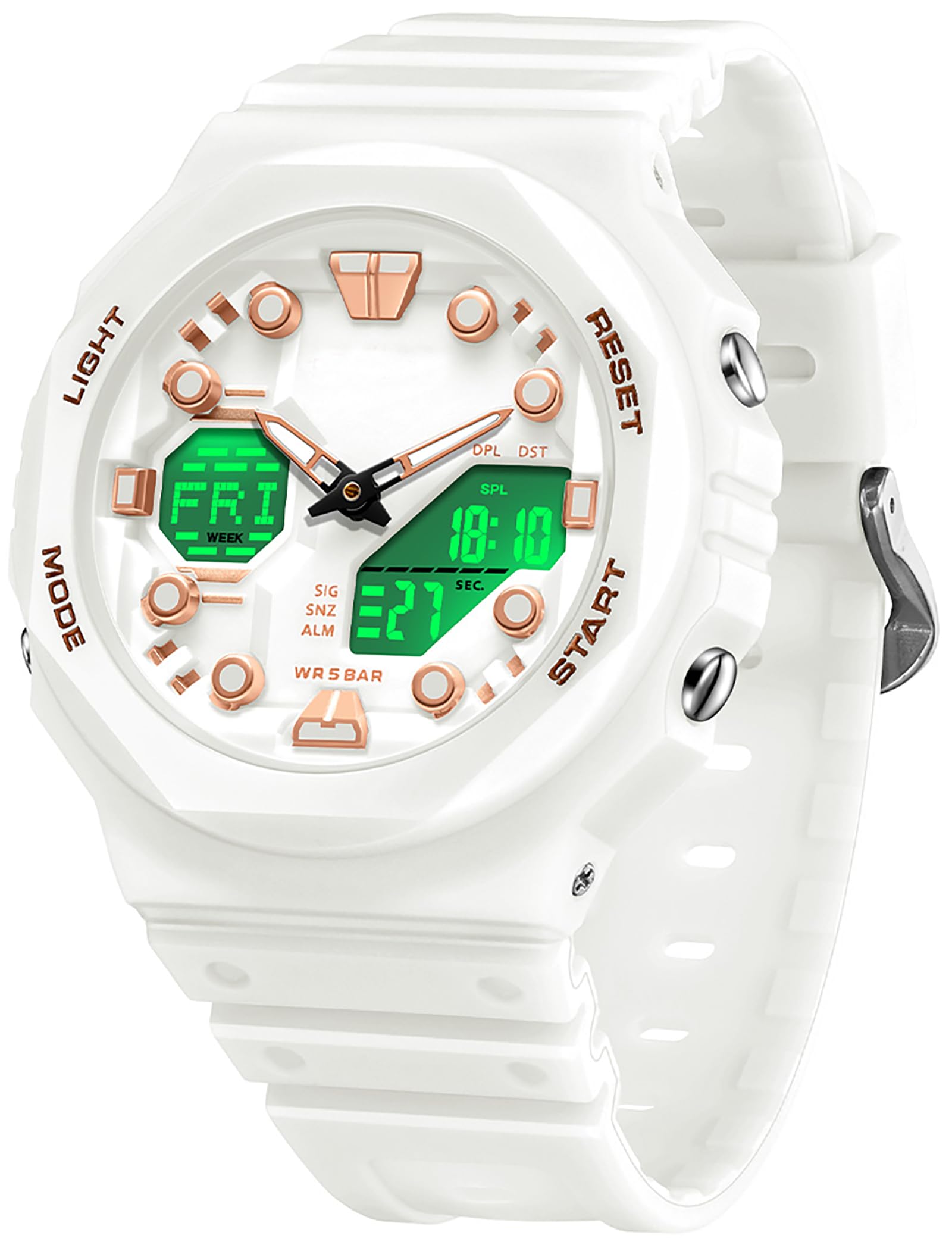 findtime Armbanduhr Damen Kinder Uhr Teenager Mädchen Buntfa