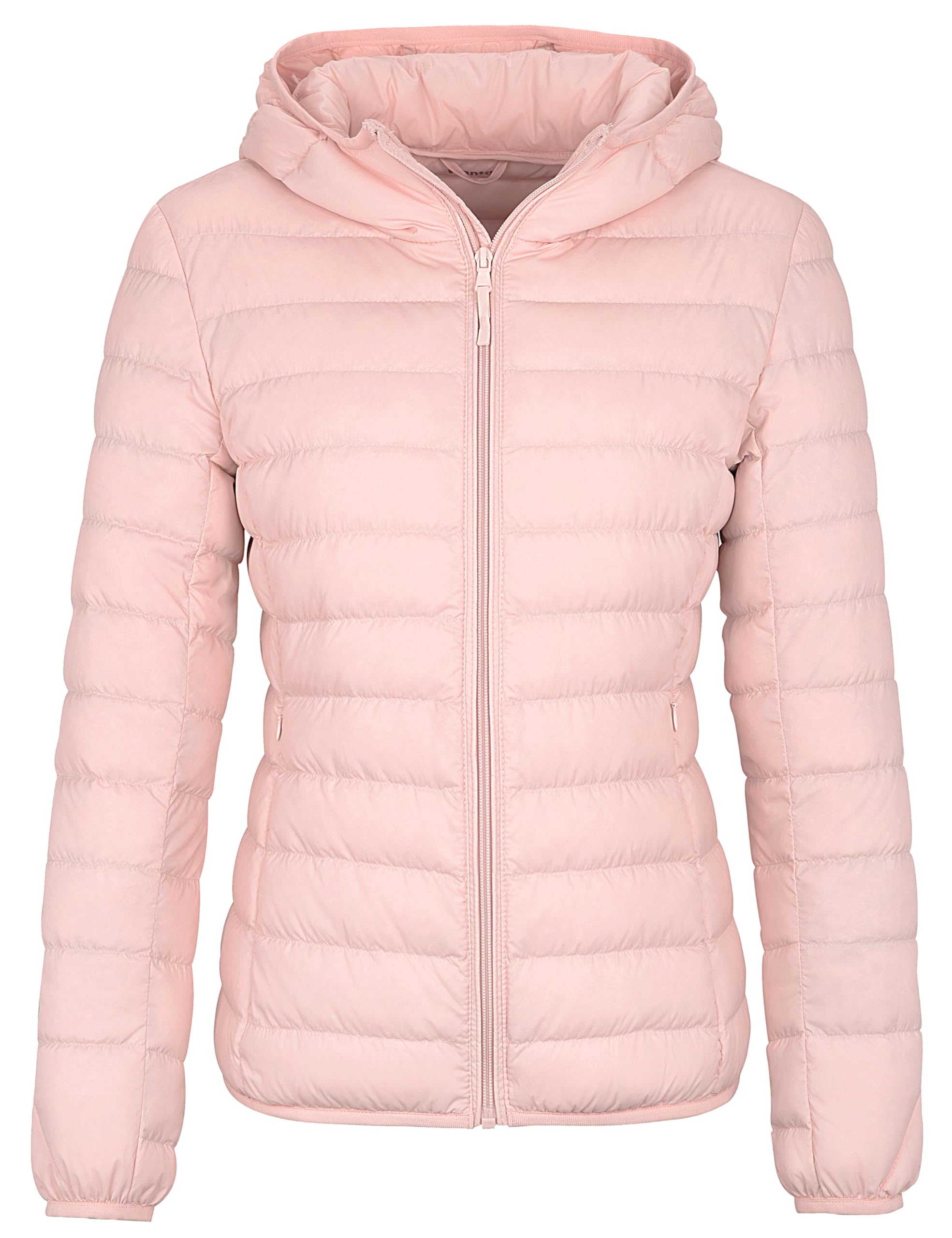Wantdo Piumino Leggero Ripiegabile Giacca con Cappuccio Antivento Giubbotto Corto Slim Fit Capispalla da Montagna Caldo Invernale Donna