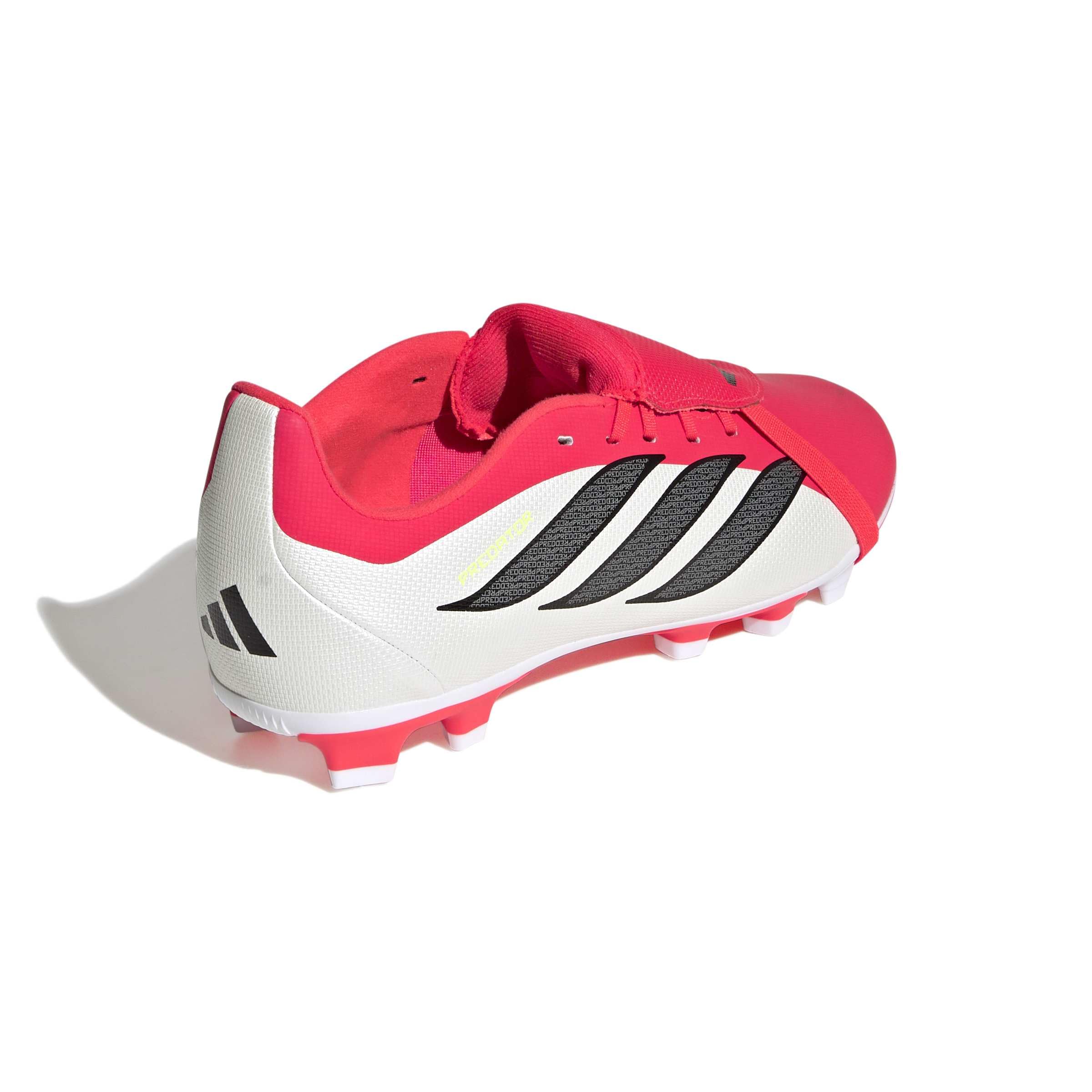 adidas Unisex Kids' Bota de fútbol con lengüeta Plegable Predator Club césped Natural seco/multisuperficie