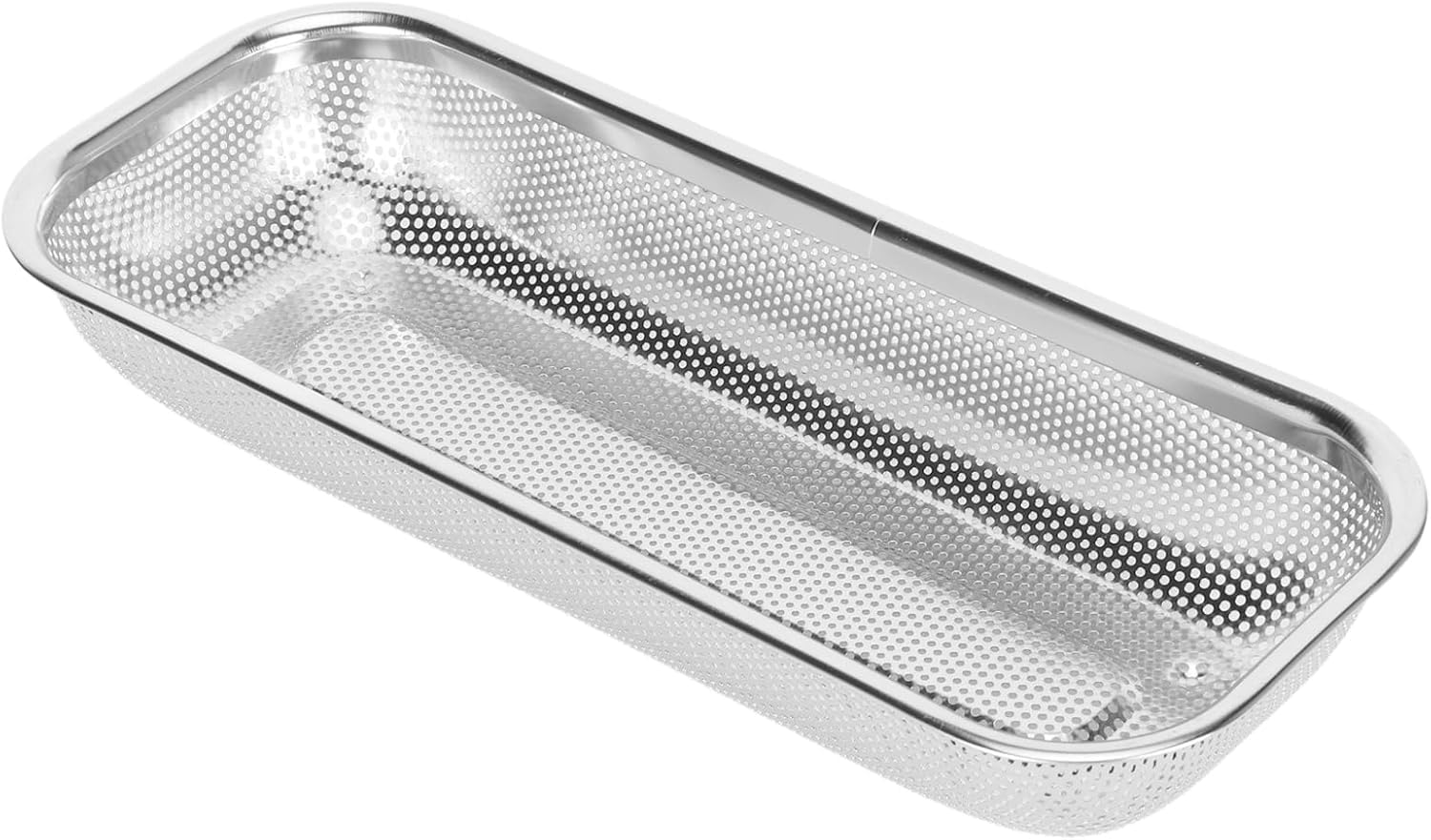 VBM Stainless Steel Rice Bowl Square Utensil Drying Rack Cabinet Chopstick Holder For Kitchen Cutlery Basket Rice Wash Space-Saving Bottom Drain Hole for Countertop 4