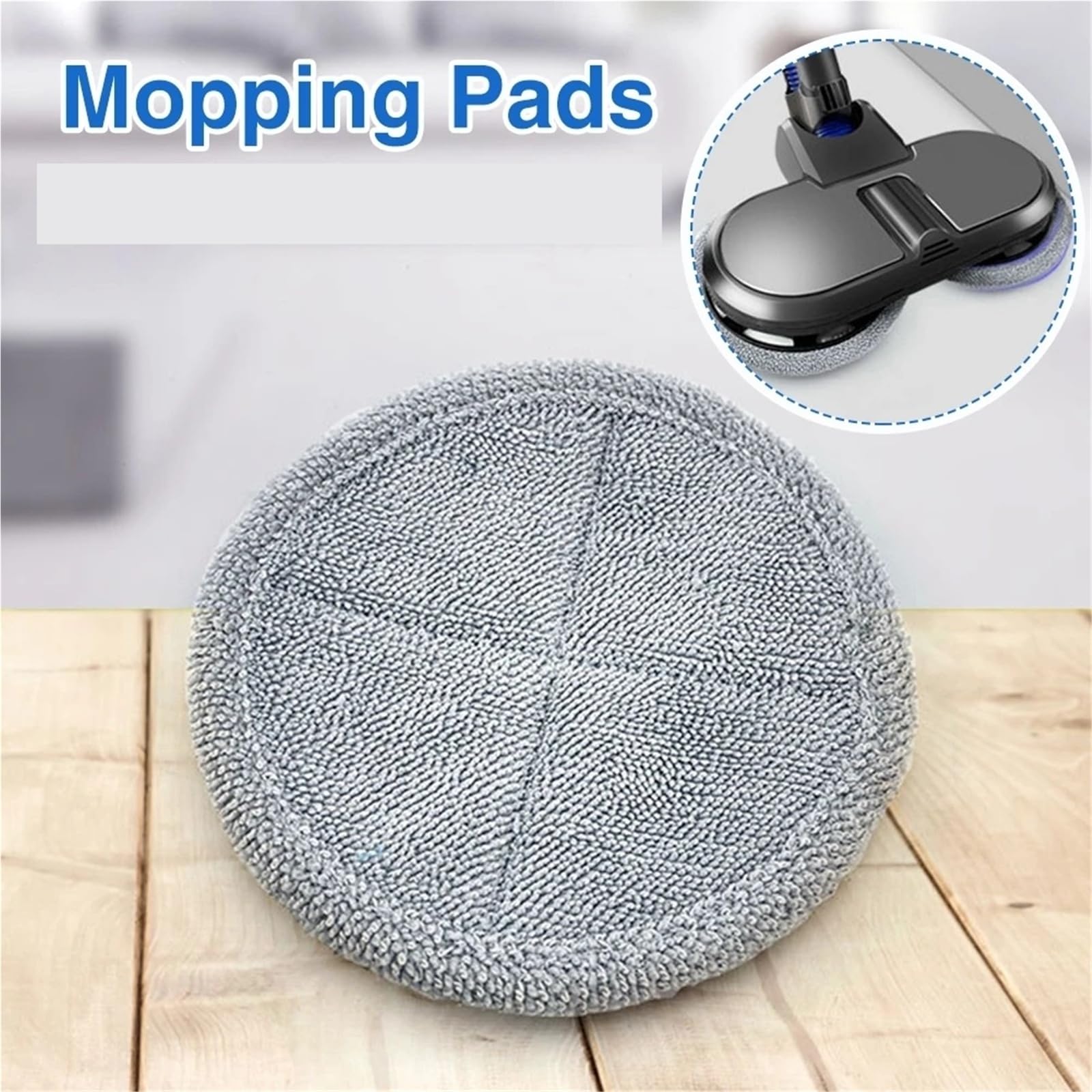 Panni Aspirapolvere,Compatibili for Dyson,Mop Elettrico Lavabile Rimovibile Panno for Pulizia Microfibra Riutilizzabile Facile Installazione Parti Di Ricambio Lavaggio Del Pavimento(24 PCS)