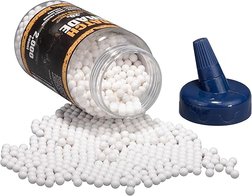 Miniatura 3 de Game Face SAP2020E - BBs de Airsoft biodegradables blancos de 0.20 onzas (2000 unidades)