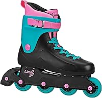 Roller Derby Candi GRL South Beach Inline Skates - Molded Boot, 72mm Indoor/Outdoor Wheels, Comfort Fit