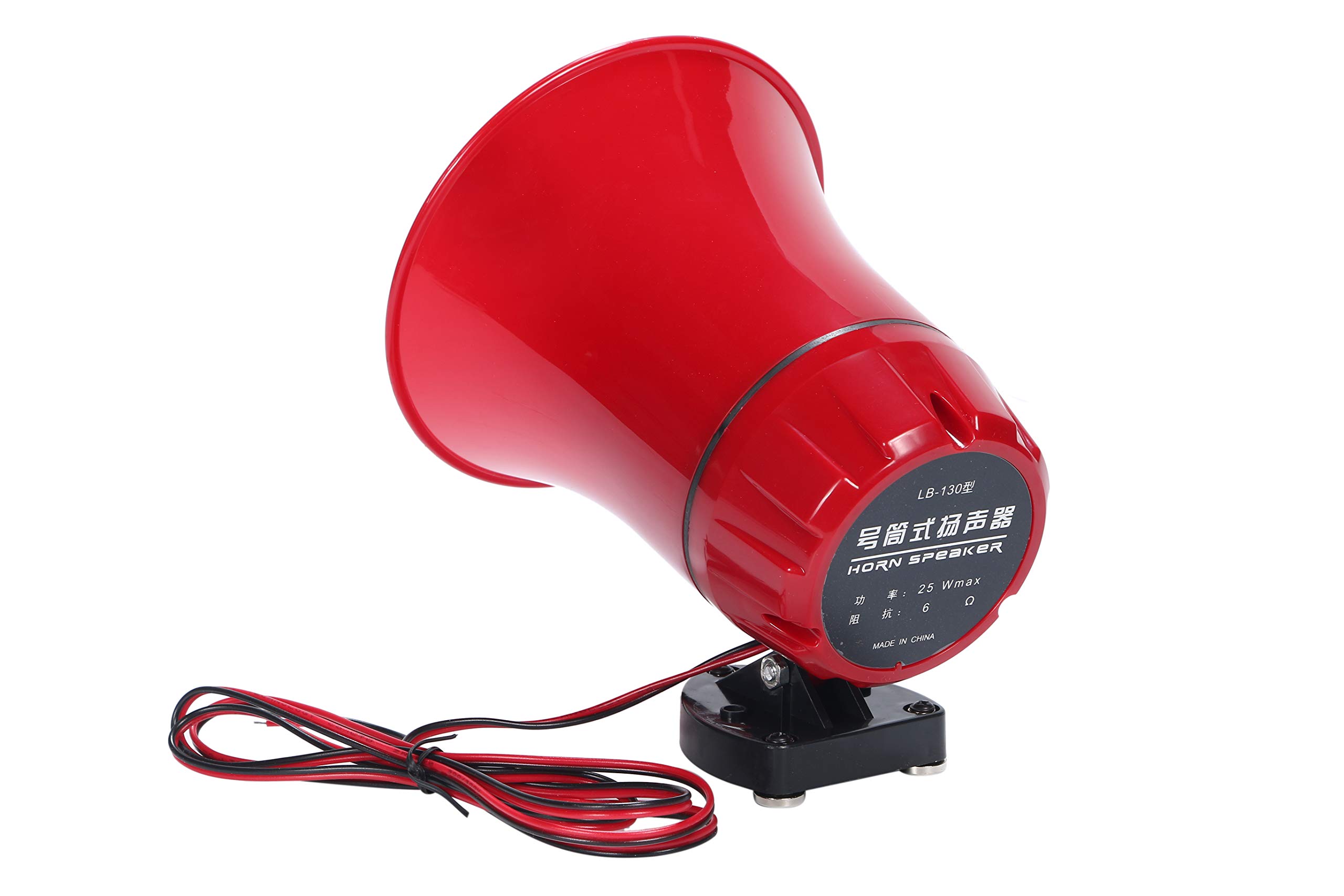 スピーカー宣伝用 Amazon | 車用 ホーン 車載用 拡声器 広報 メガホン 車載