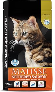 Matisse Farmina Pet Foods Dry Cat Food, Neutered Adult, 1.5-Kg, Salmon Price In India