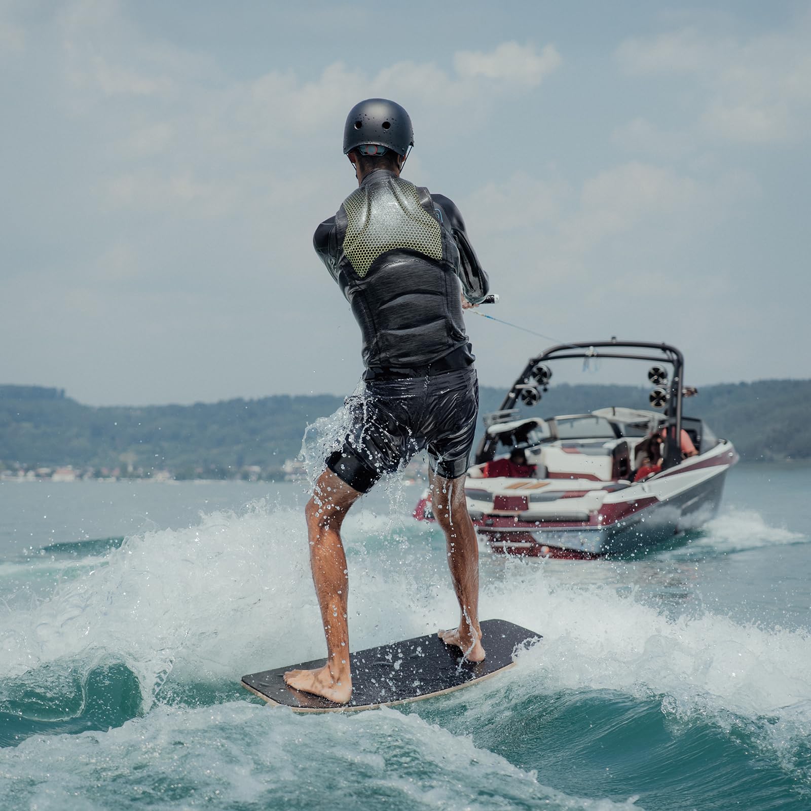 WAKETEC Wakeskate Truth, Eva Flat-Deck Board, Länge 41"-43", bis 100 kg Körpergewicht, für Boot & Seilbahn