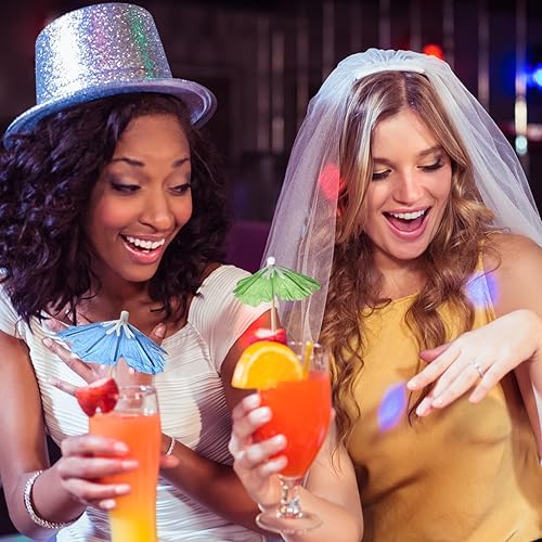 Miniatura 5 de 144 palillos de cóctel para sombrilla hawaiana tropical Luau fiesta, palillos de dientes, decoración de cupcakes para verano, piscina, decoraciones