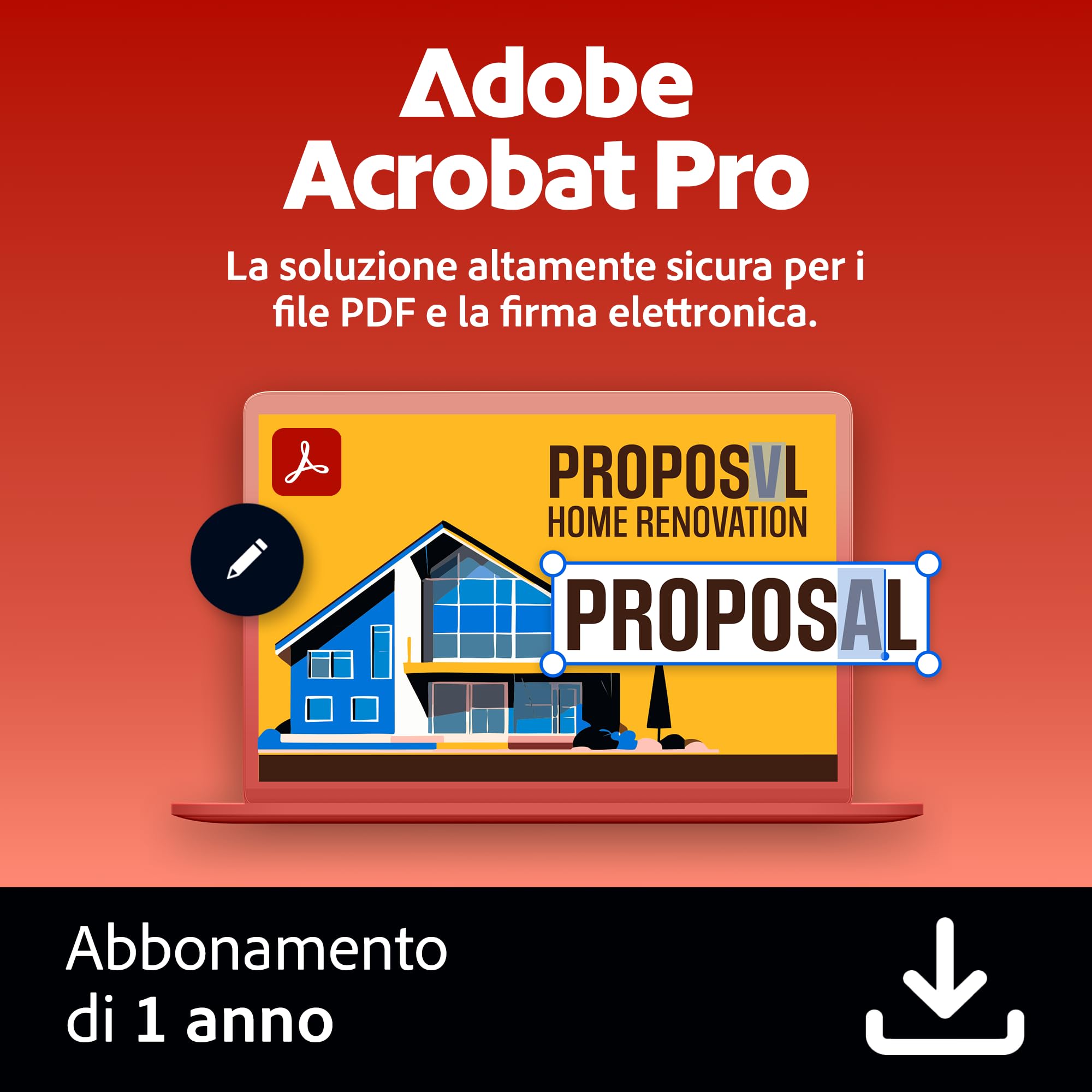 Adobe Acrobat Pro | 1 Anno | PC/Mac |Download Digitale